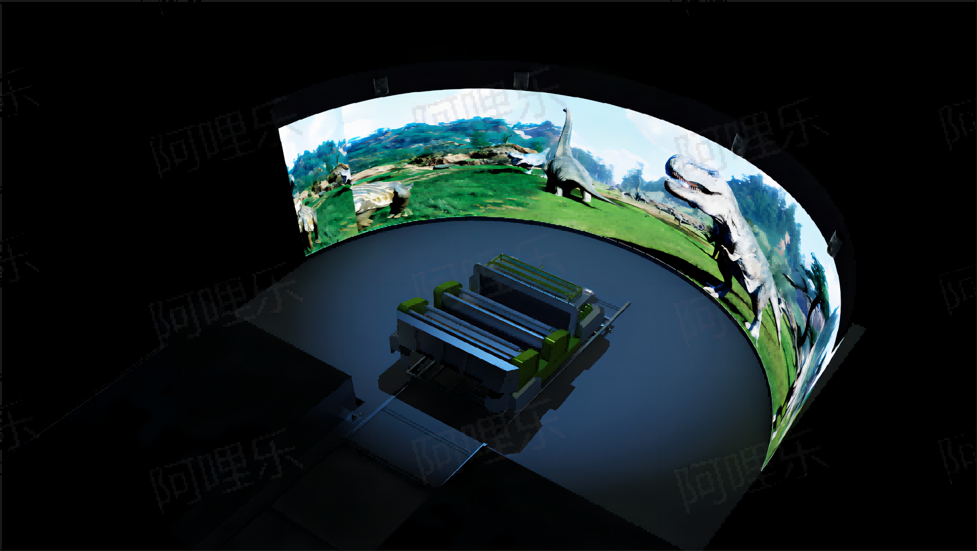 阿哩樂裸眼3D軌道影院為景區帶來全新體驗，打破傳統助力場地引流
